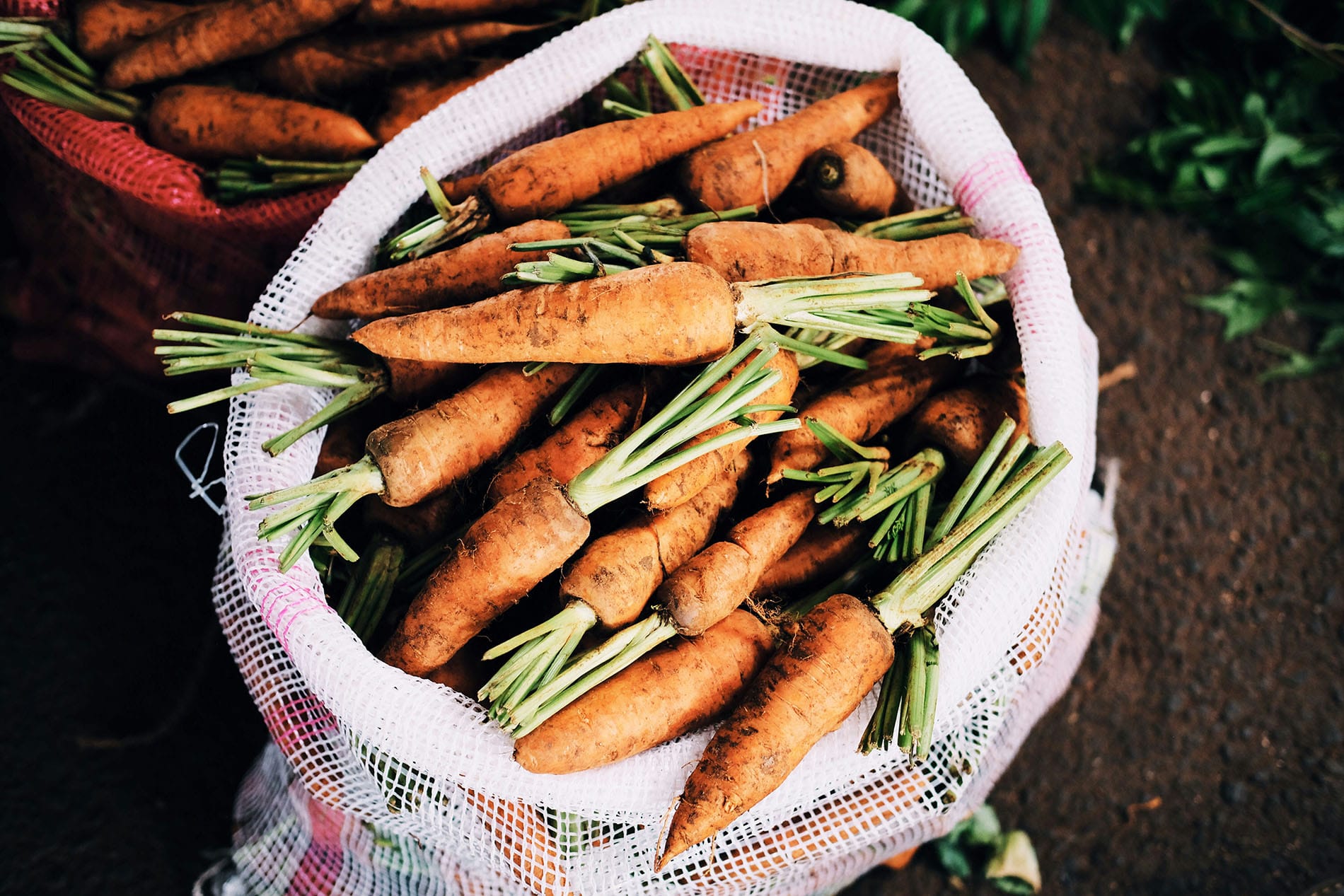 Sack of carrots